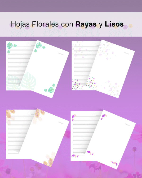 Colección de 50 Hojas Florales - Image 2