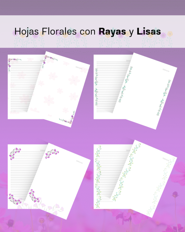Colección de 50 Hojas Florales - Image 4