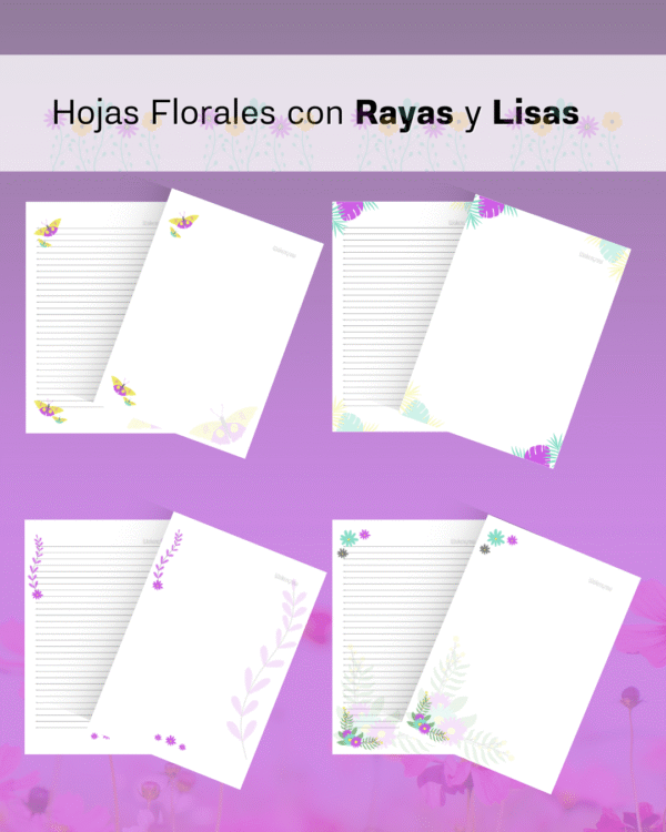 Colección de 50 Hojas Florales - Image 5