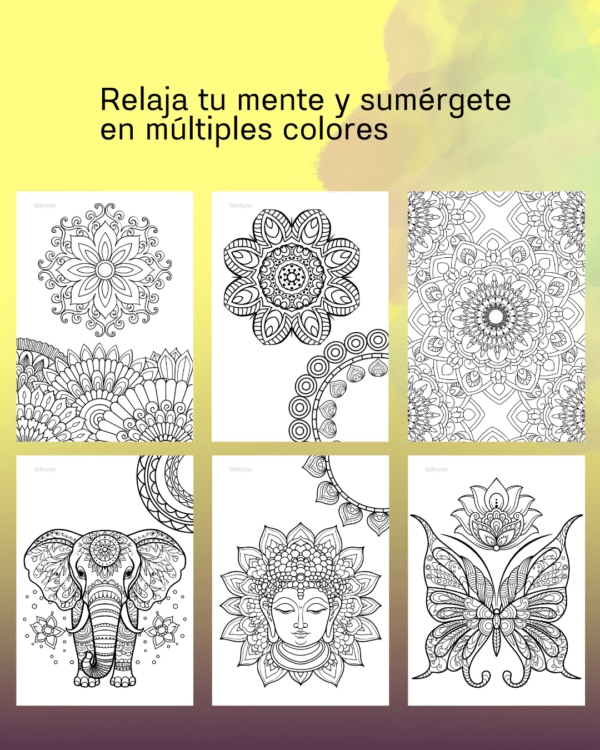 50 Láminas de Mandalas para Colorear - Image 3