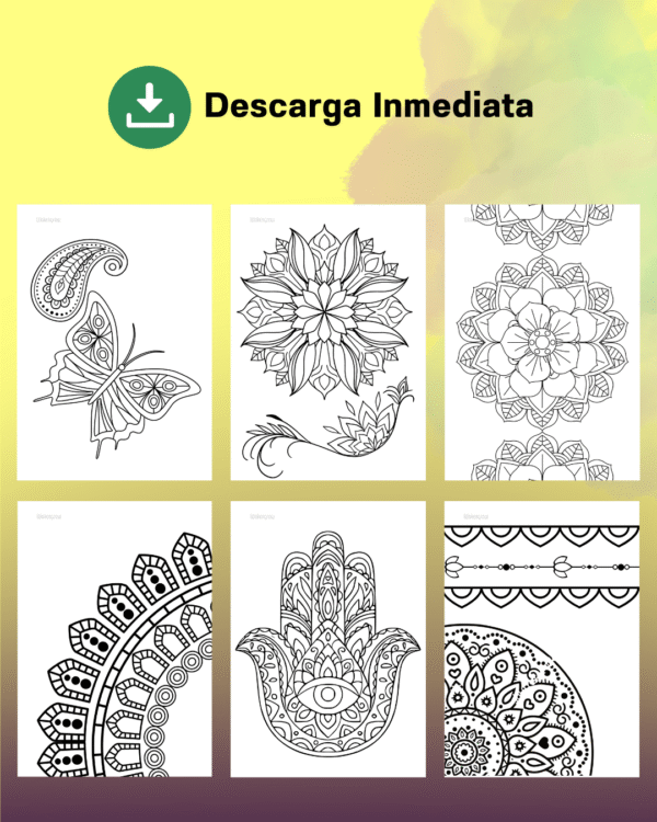 50 Láminas de Mandalas para Colorear - Image 4